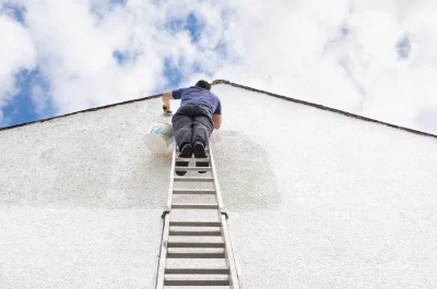 Peinture extérieure aux Mollettes — façades et ravalement